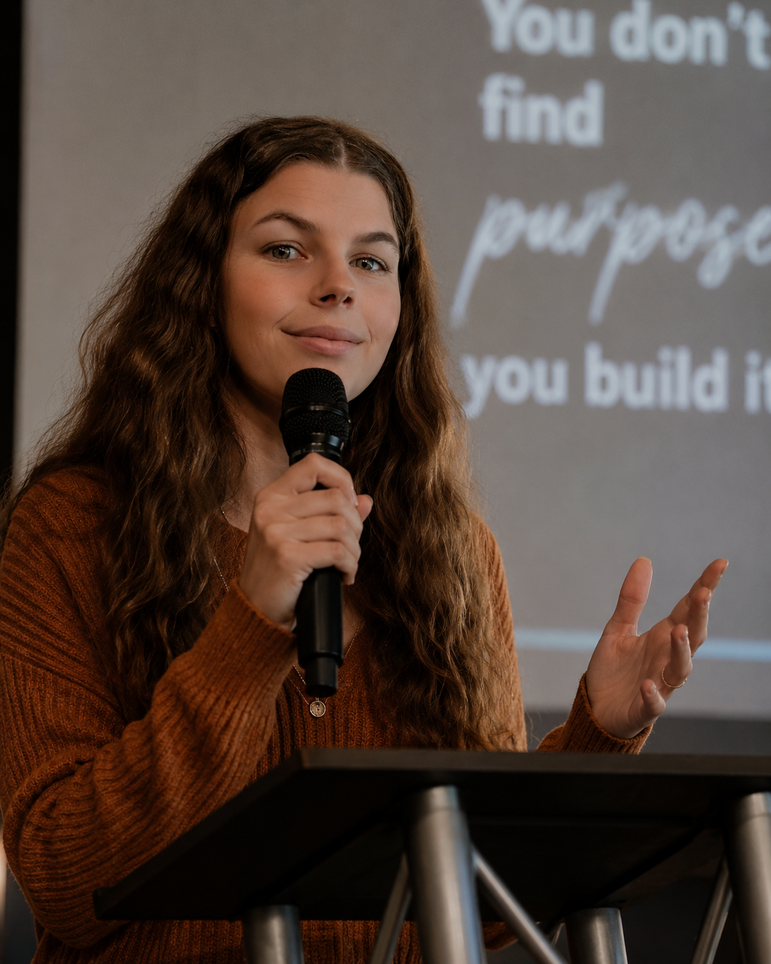 Amber LaLoux speaking
